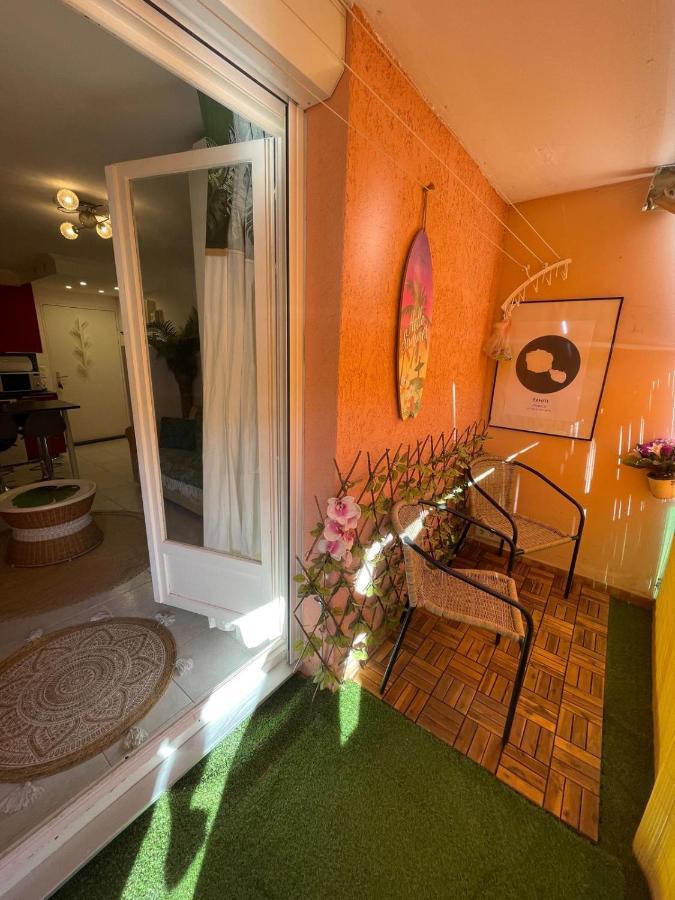 Le Studio Tahiti 4 Pers 600M De La Plage La Faviere Bormes-les-Mimosas Eksteriør billede
